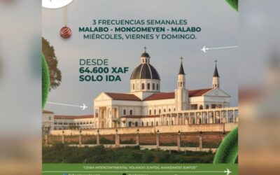 Ceiba Intercontinental amplía su oferta de vuelos a Mongomeyen en alianza estratégica con el Grand Hotel Djibloho